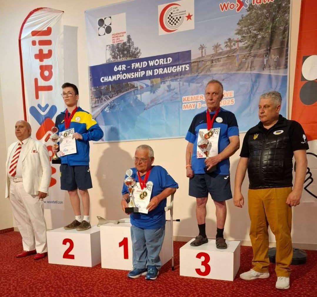Вінничанин Дмитро Мариненко став чемпіоном світу з шашок-64 серед спортсменів з інвалідністю | Інформаційний портал ВінТайм
