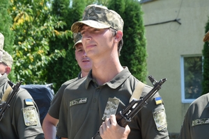 Новини Вінниці / На Вінниччині новобранці Могилів-Подільського загону склали Військову присягу