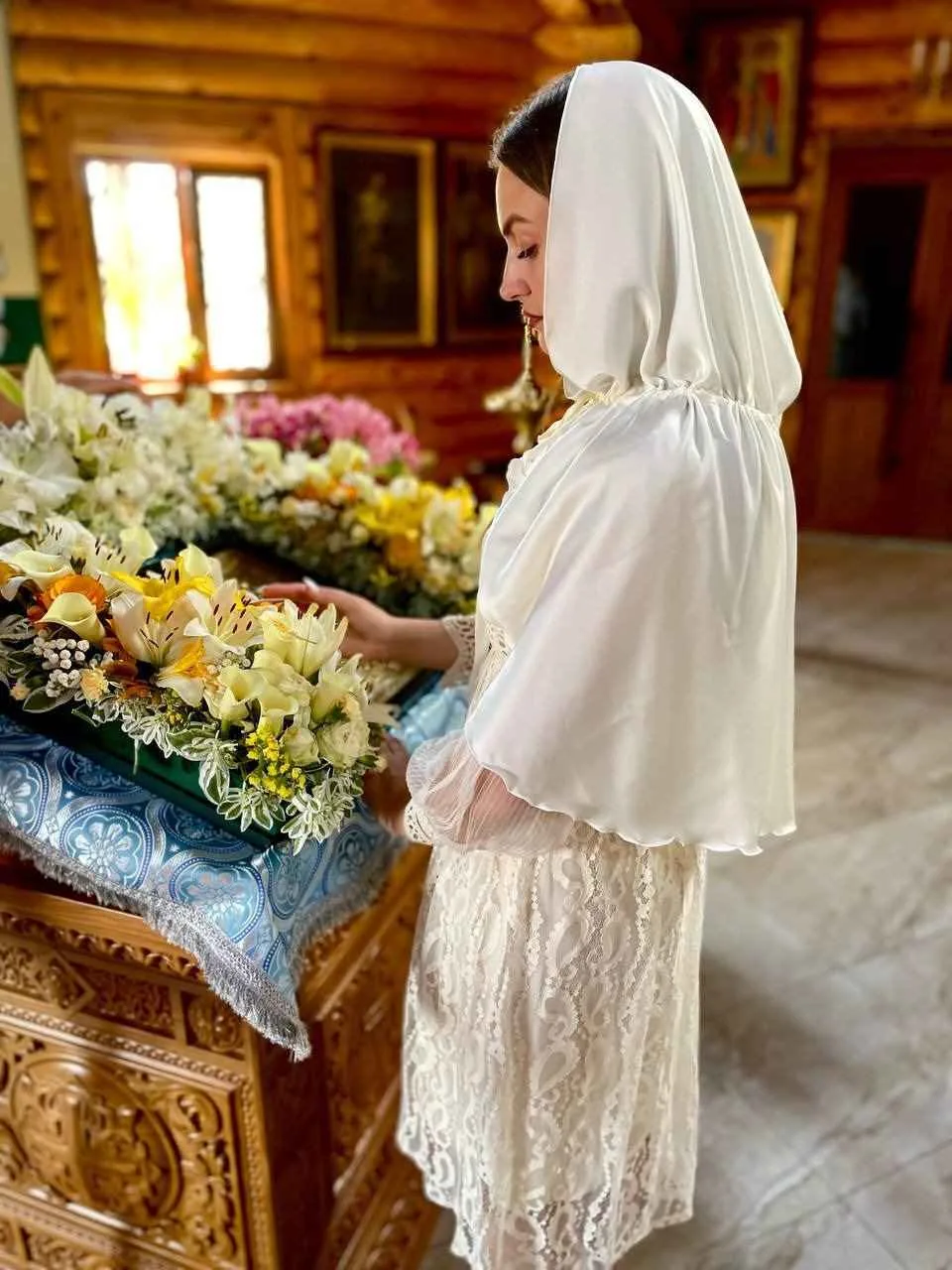 Элегантный палантин из шёлка