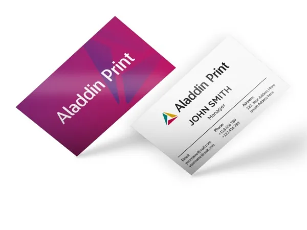 Візитки з покриттям