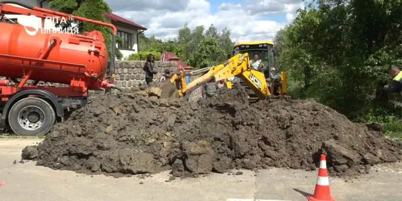 У Вінниці ліквідували масштабну аварію на магістральному водогоні