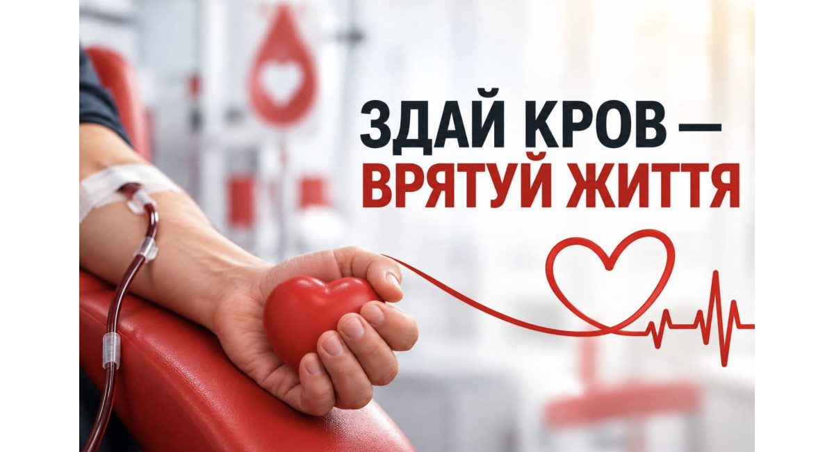 Збір крові для військових: Лука-Мелешківська громада стане донором